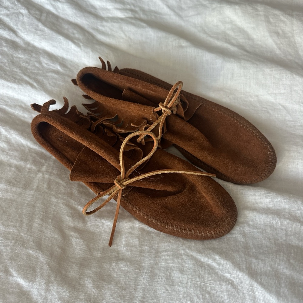 Brown Suede Moccasins